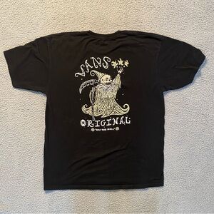 Vans Off The Wall Casting Grim ReaperGraphic Print Black T-Shirt Men’s Size XL